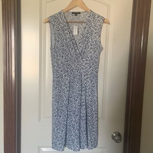 Banana Republic Blue and White Wrap Dress